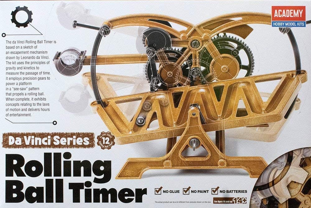 Da Vinci Rolling Ball Timer - Da Vinci Machines Series Kit by Academy #18174