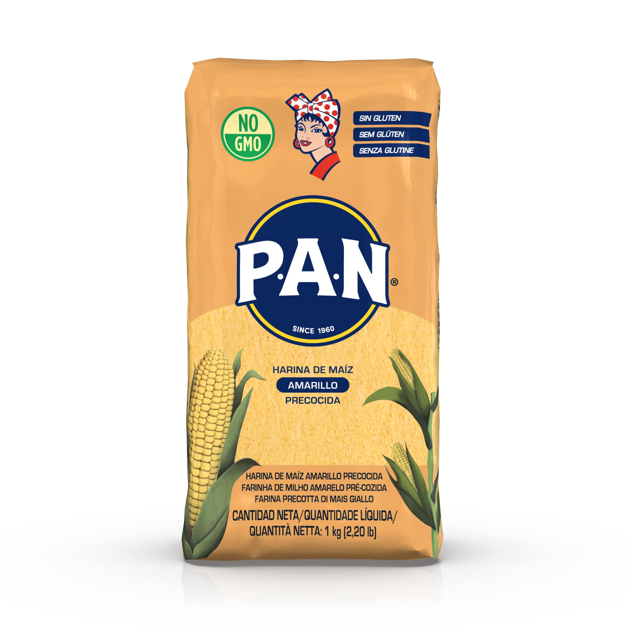 Pan Precooked Yellow Corn Flour 1 kg