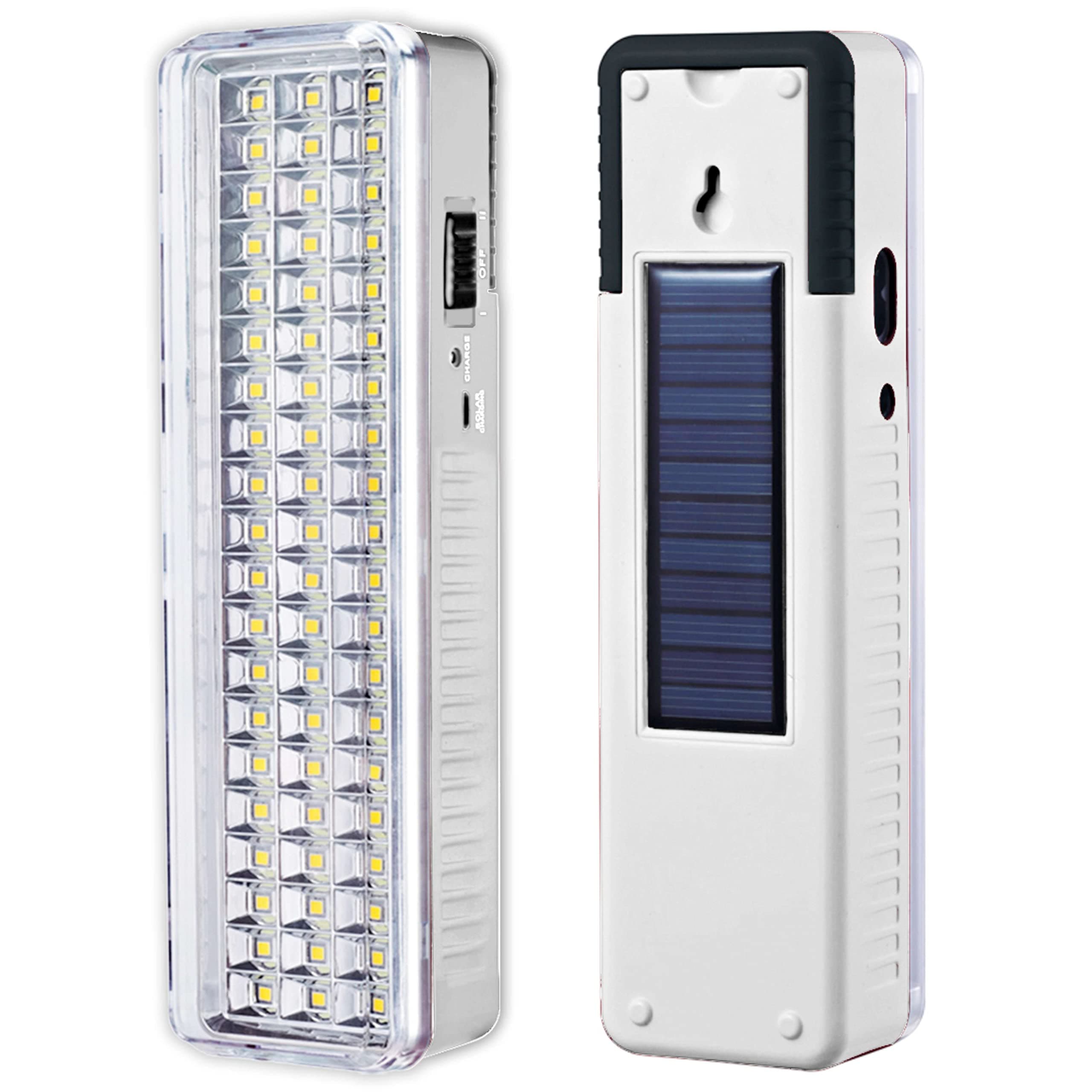 Pick Ur Needs Solar Rechargeable Emergency Light for Home with 42 High Bright LED Lantern Floor Lamp