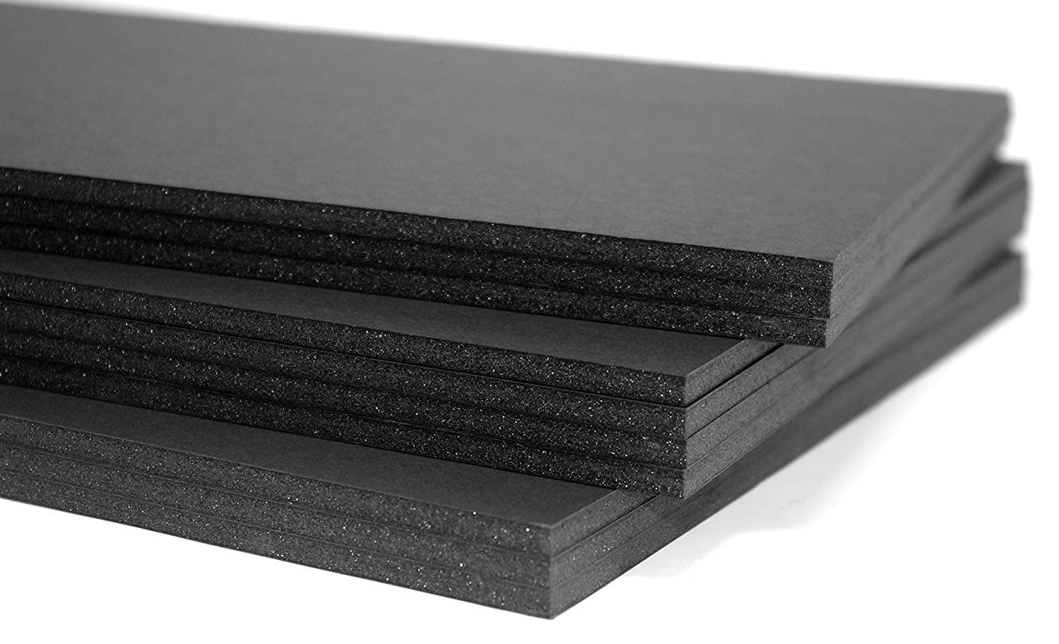 Black Premium Quality Foam Board 5mm Core - 10 Sheet Pack - 594 x 841 mm (A3)