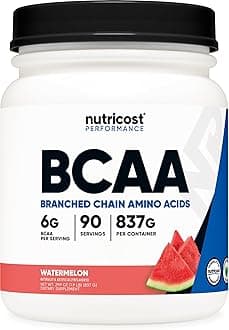Nutricost BCAA Powder- 2:1:1 (Watermelon, 90 Serv)