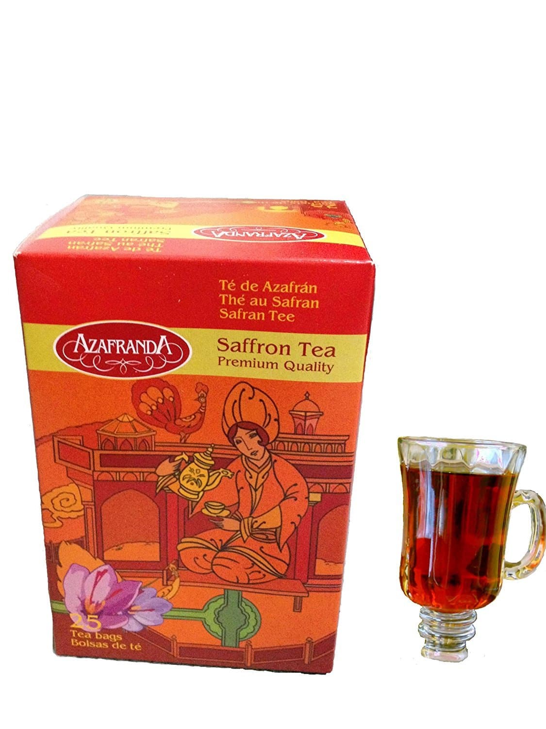 25 Premium quality saffron tea bags (2 Pack)