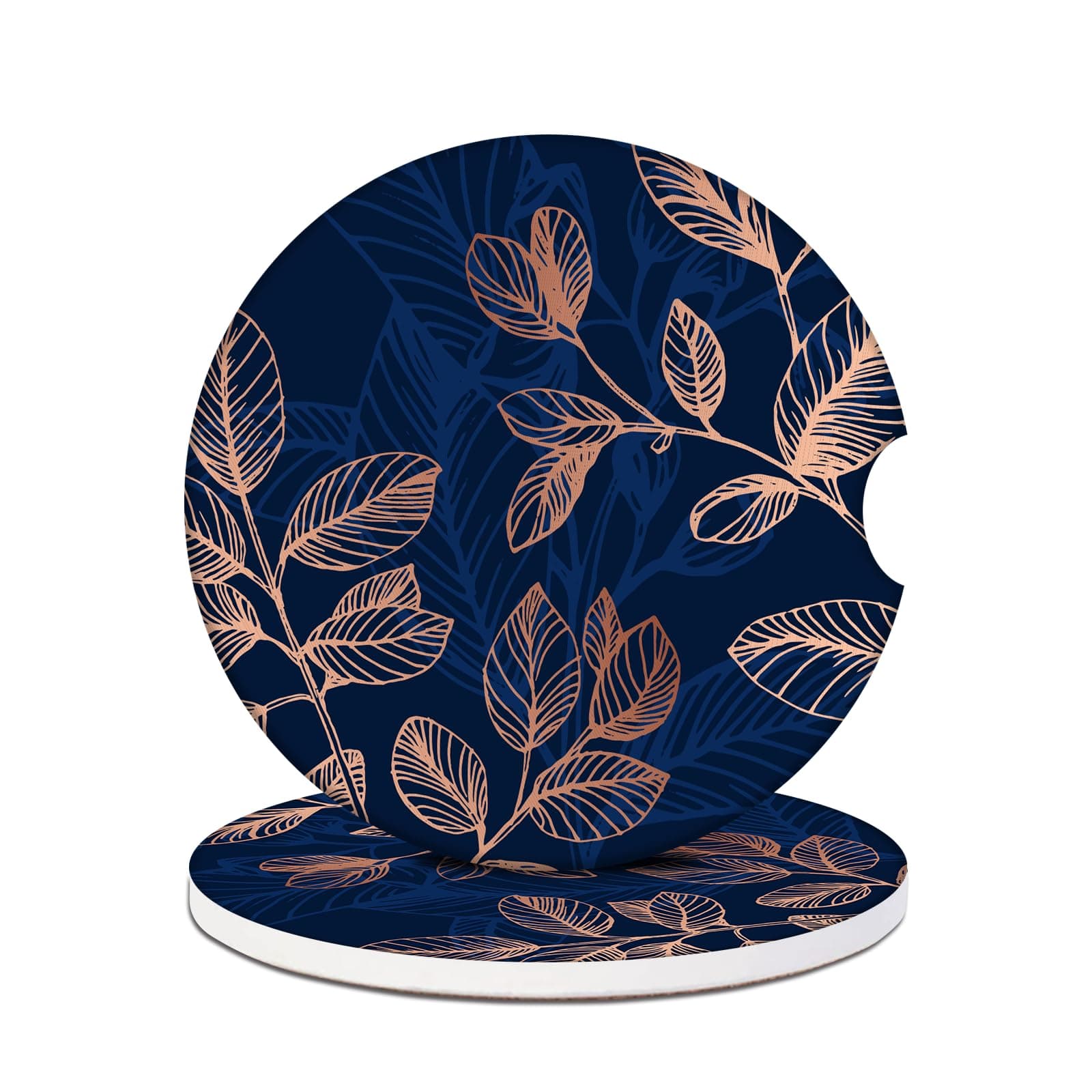 Tropical Leaves Car Coaster