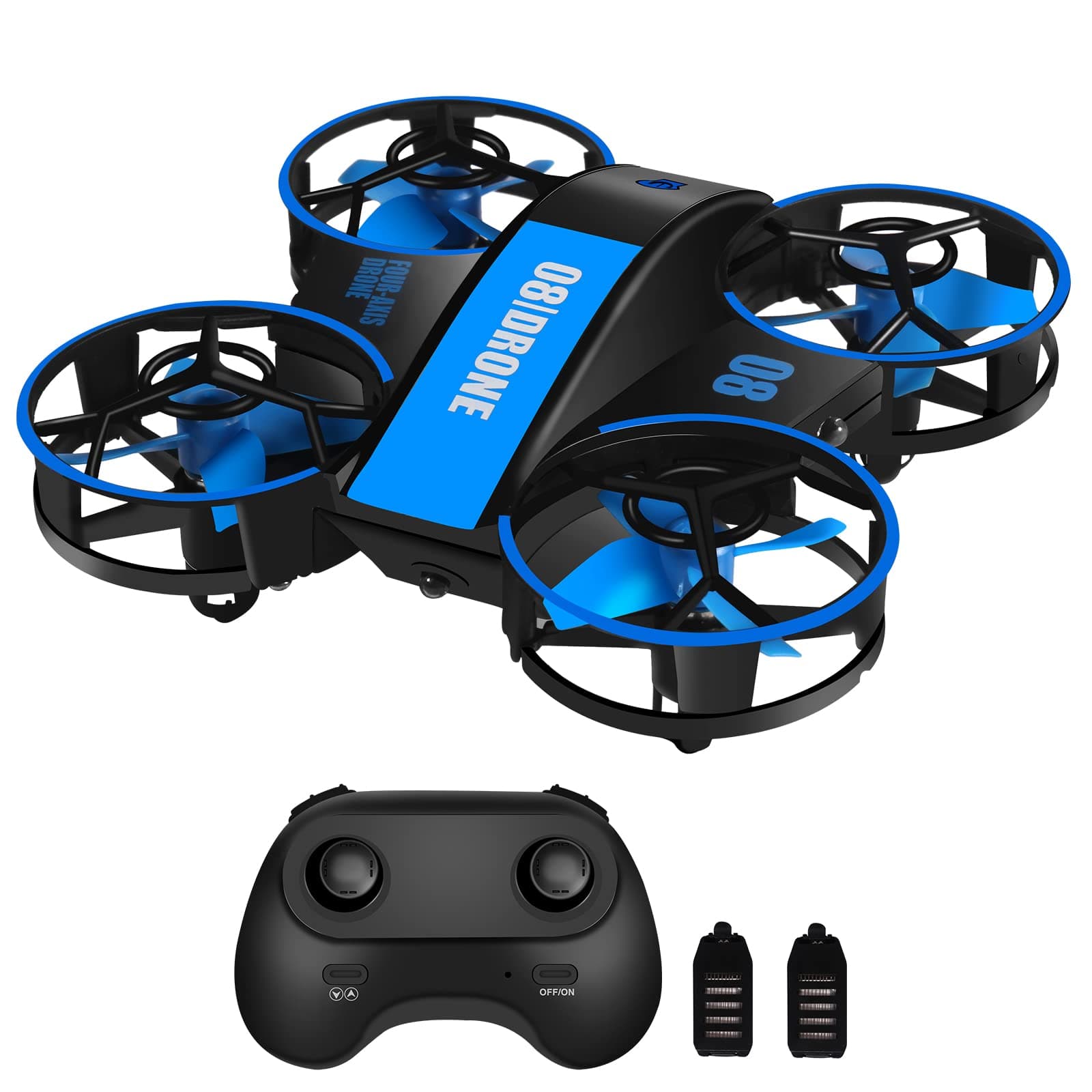RC Drone, Mini Drones with LED Lights RC Quadcopter Headless Mode 2.4GHz 4 Chanel 6 Axis Gyro Steady Hold Height Helicopter for Training
