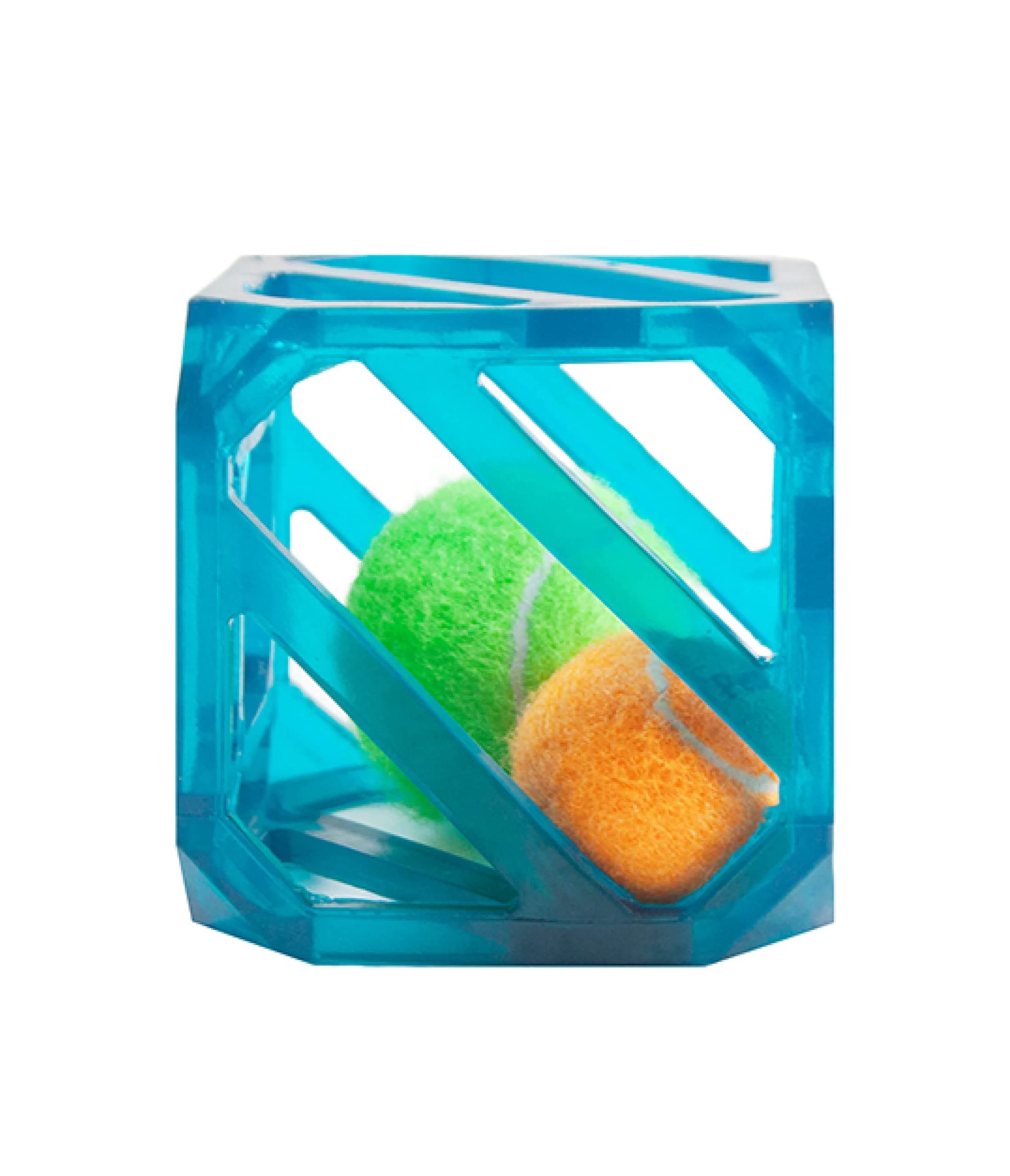 Puzzle Cube Interactive Squeaky Dog Toy