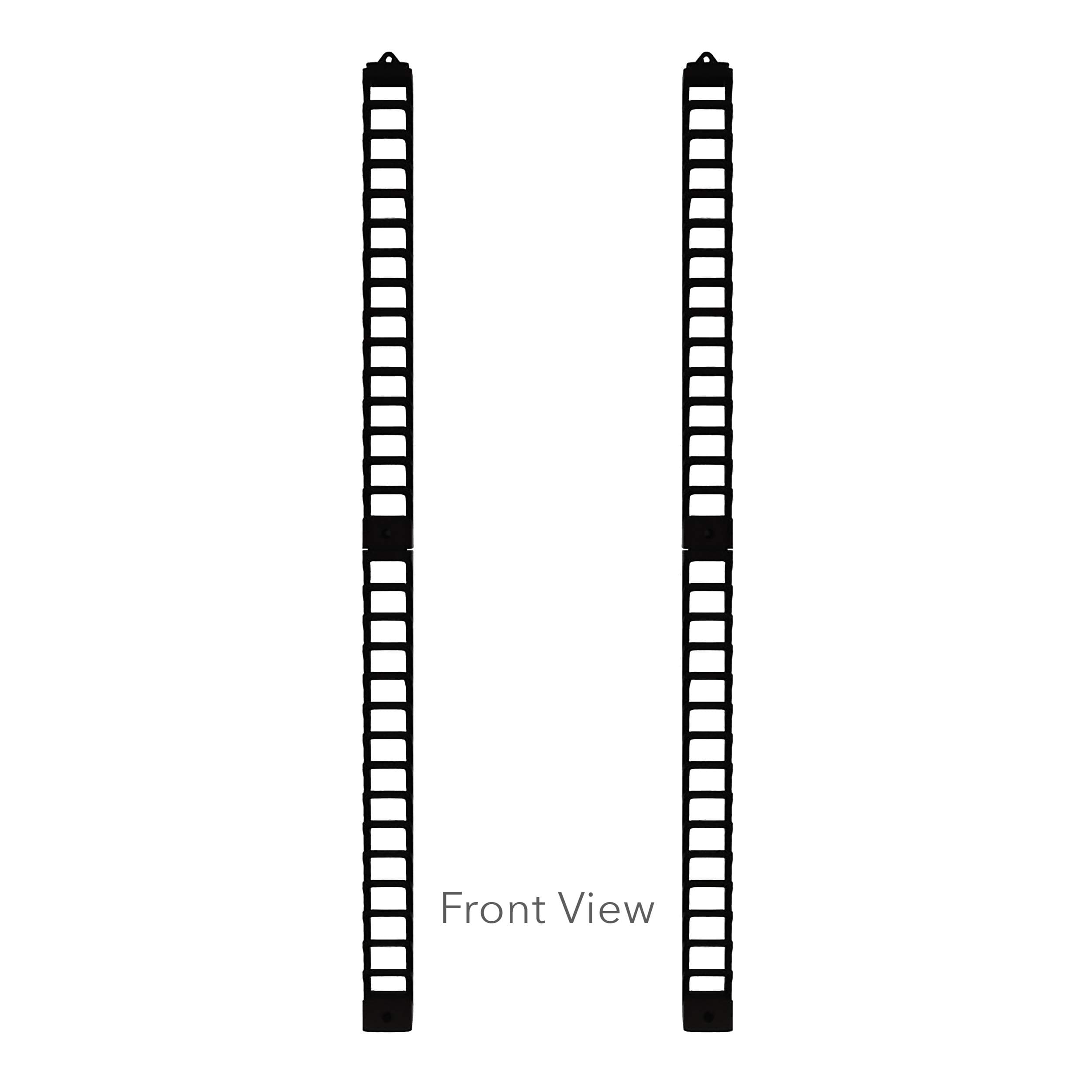 AtlanticMedia Stix, Wall-Mount CD/DVD Media Storage Rack, 4-pack PN 62735674 in Black