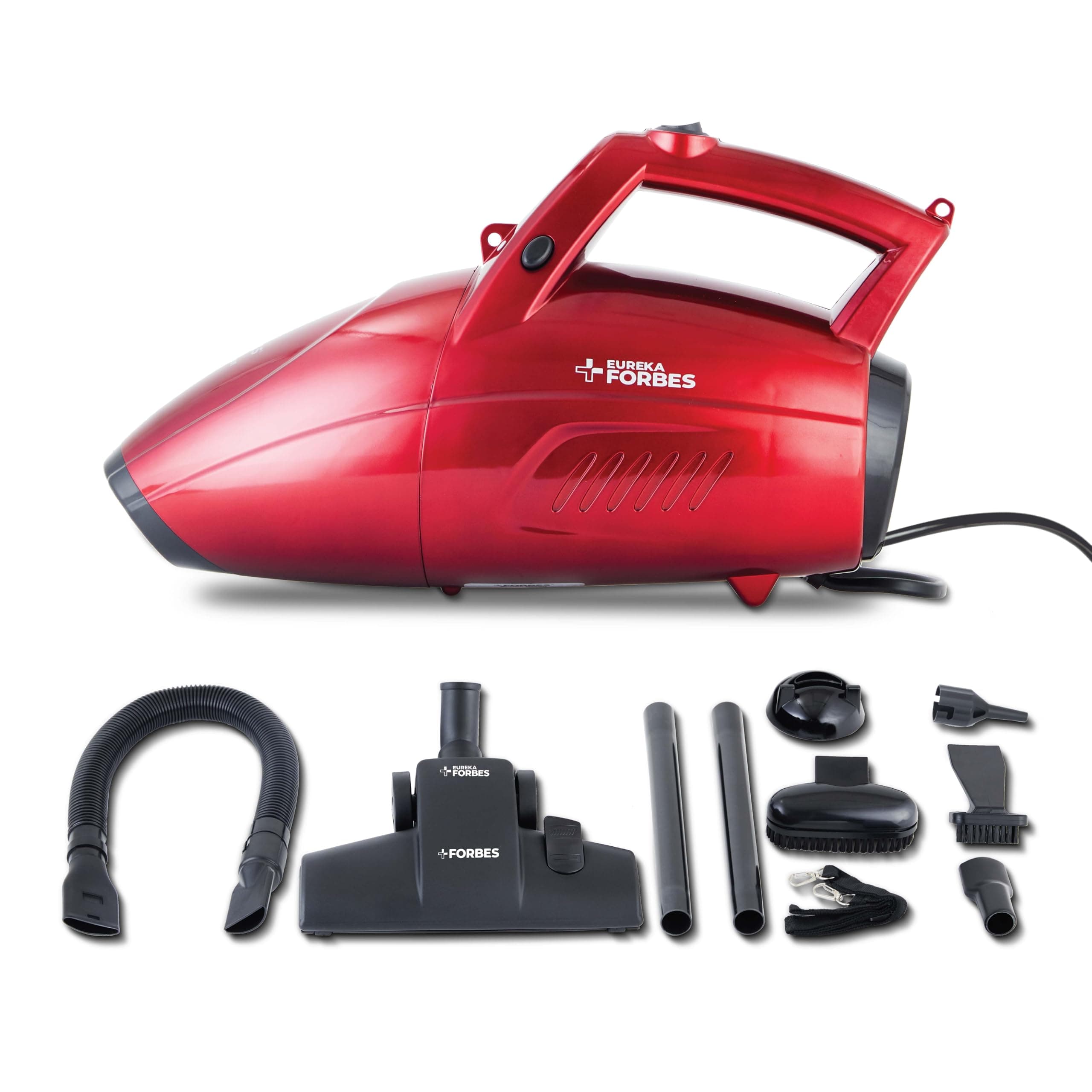 Super Clean Handheld Vacuum Cleaner (Red/Black)