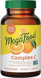 Complex C - Vegan Immune Support - A Daily Dose of Vitamin C Delivered With Real Food - Non-GMO - Gluten Free, Made Without 9 Food Allergens (30 Servings, Vitamin C)