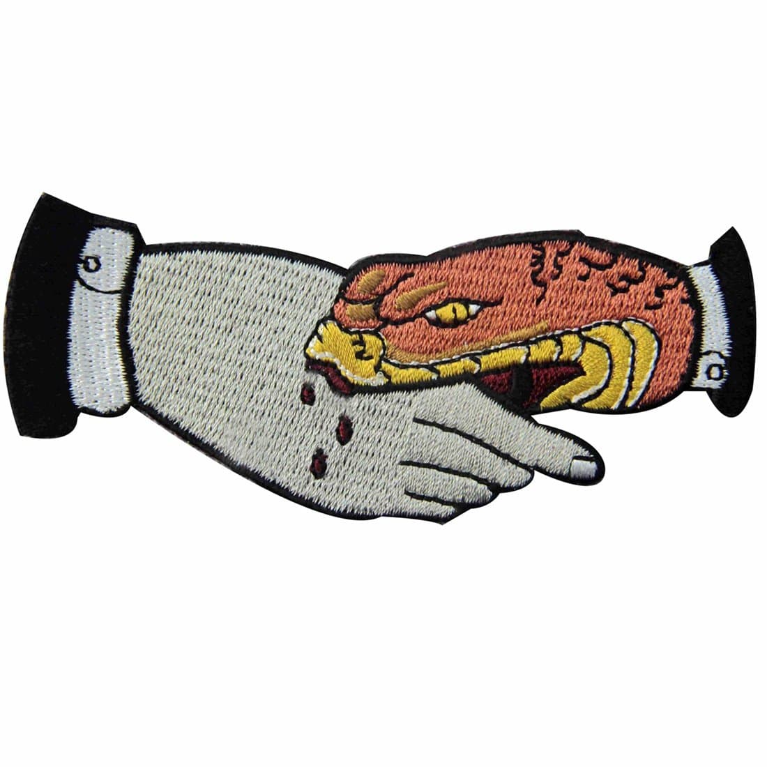 Trust No One Embroidered Badge Iron On Sew On Patch