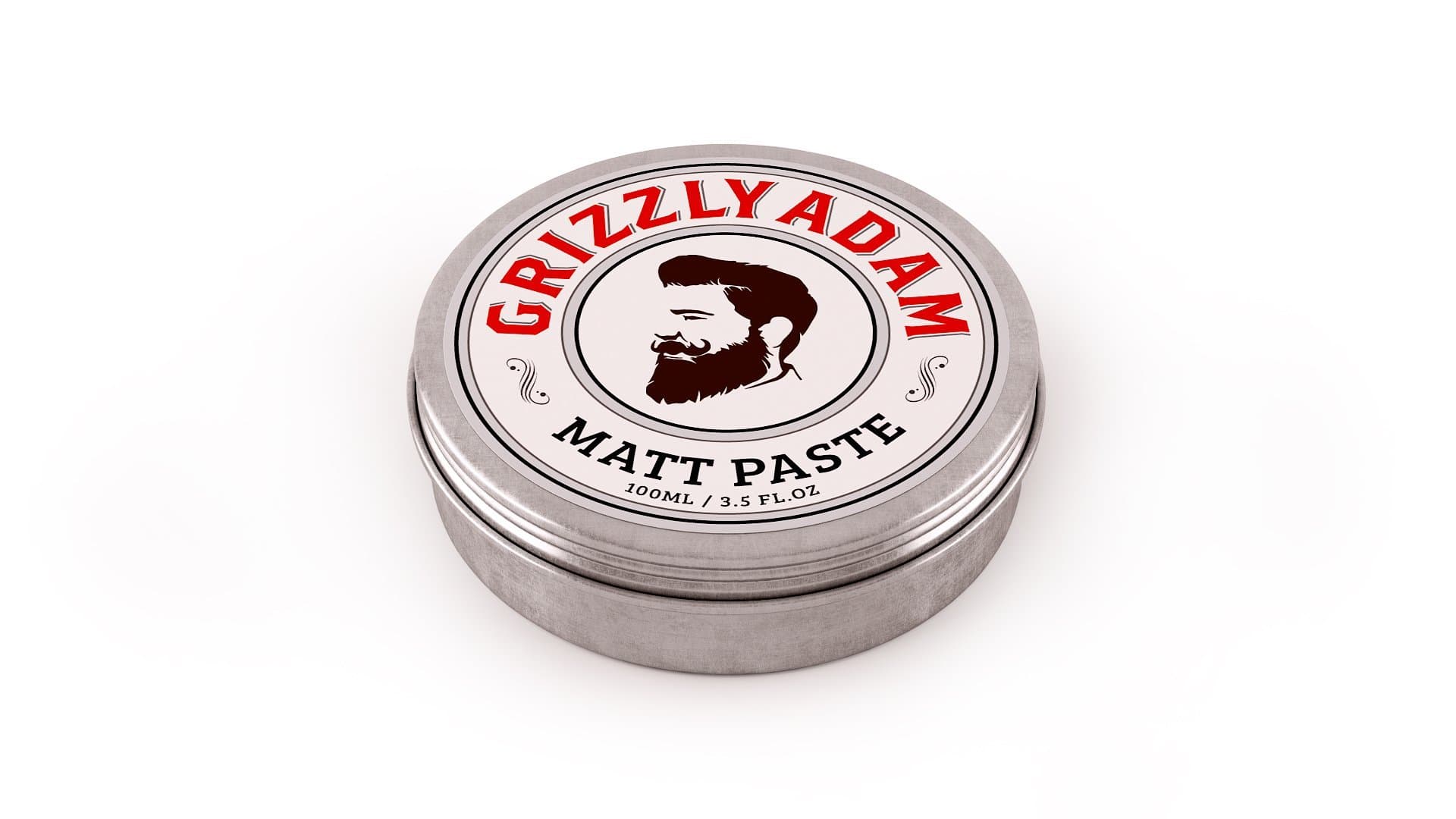 GRIZZLY ADAM Styling Matt Paste | Medium to Strong Hold Giving a Dry Matt Finish | Helps Create Cool and Funky Styling in Men and Boys Hair | Perfect For Guys With Any Hairstyle!
