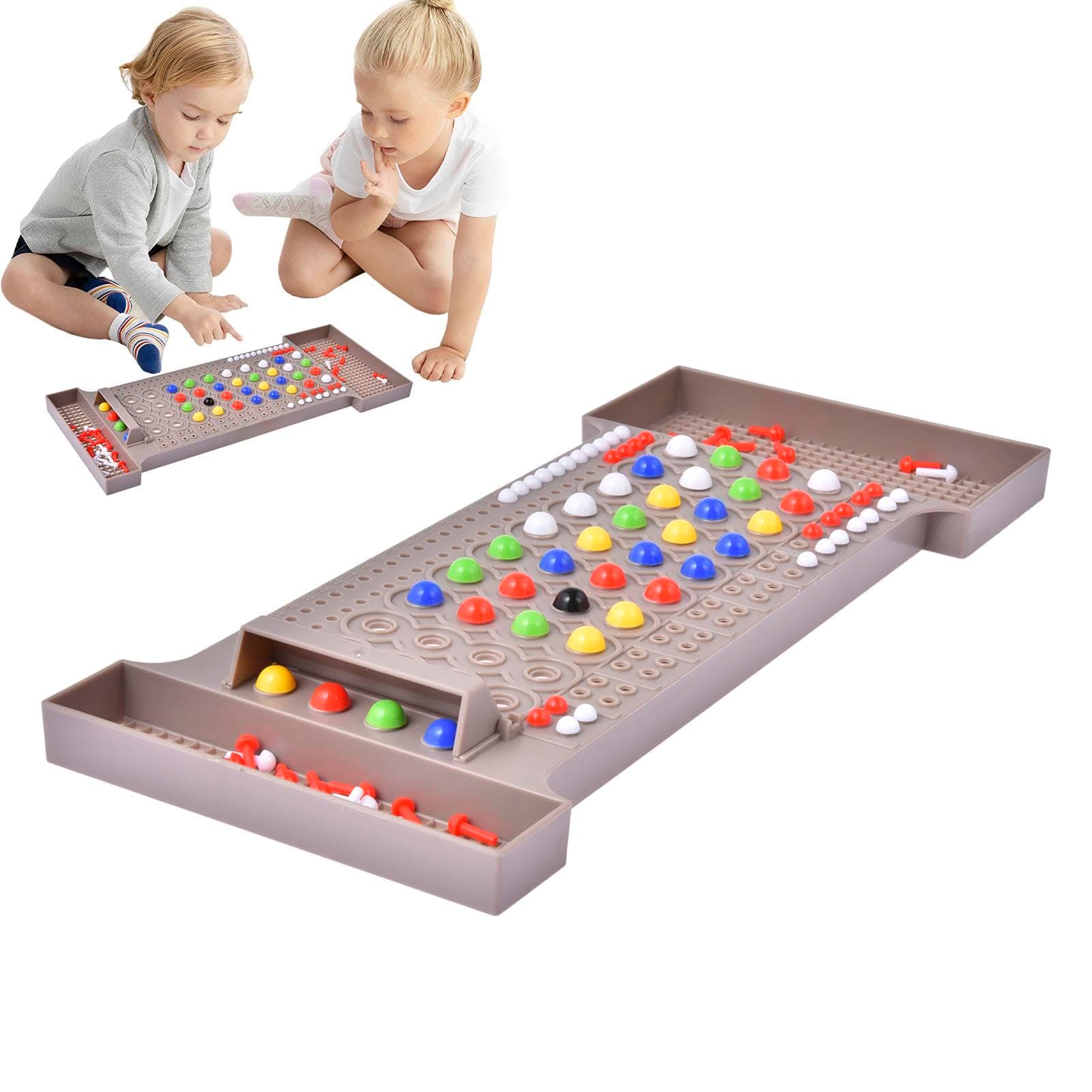 Code Breaker Game - Fun Strategy Board Games - Game, Kids Travel Games with Parents to Exercise Logic Thinking and Hand-Eye Coordination (Grey)