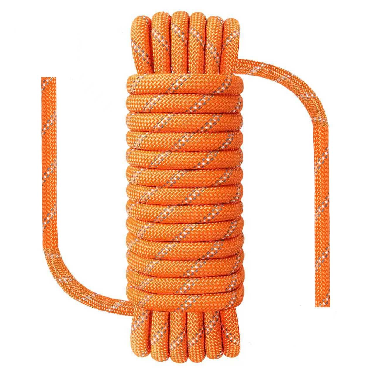 High Strength Polyester Rock Static Climbing Rope, Boat Anchor Marine Rope, Dock Lines, Arborist Bull Rope, Tree Cutting/Climbing Rope, Hoist Rigging Line
