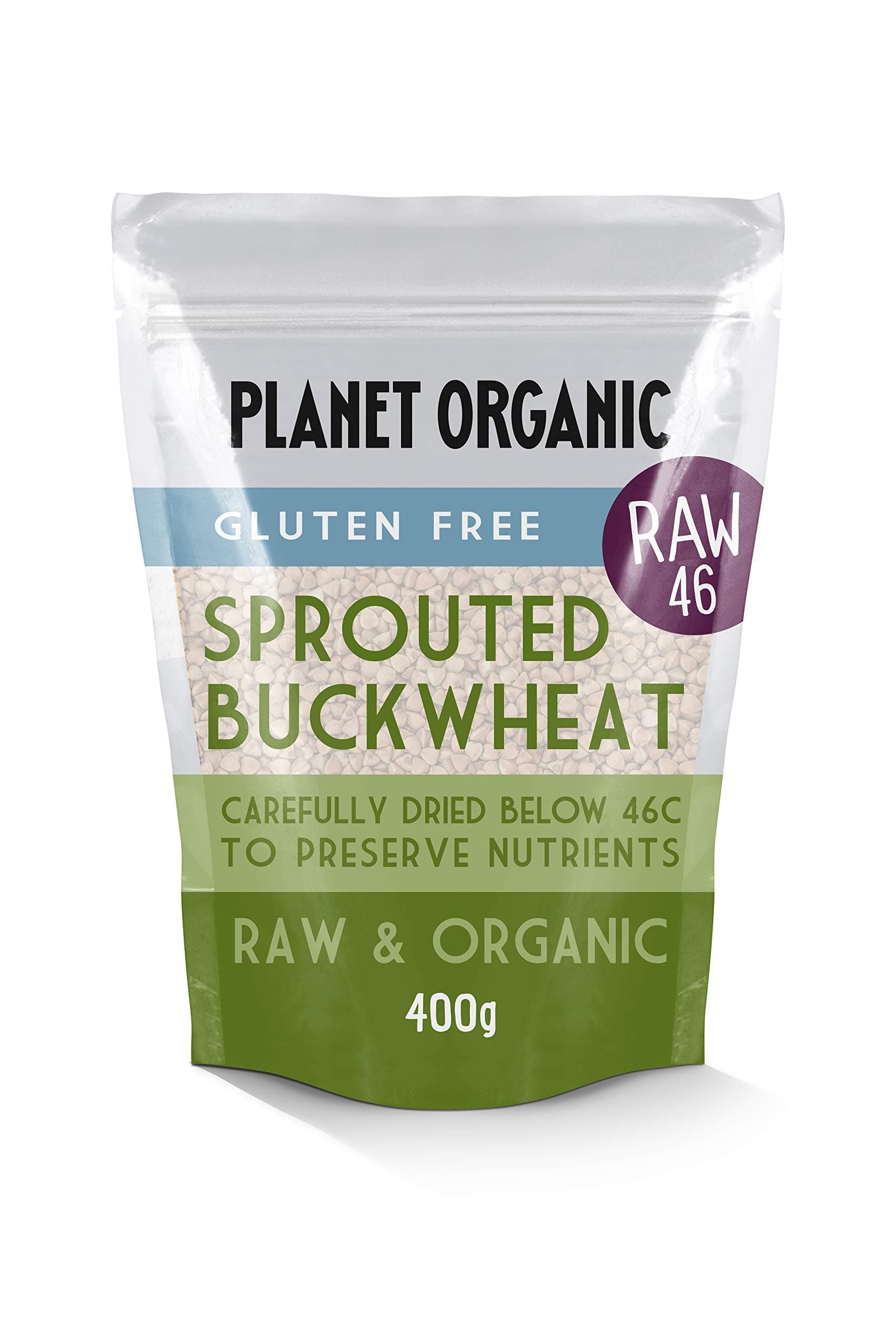 Planet Organic Sprouted Buckwheat, 400 g