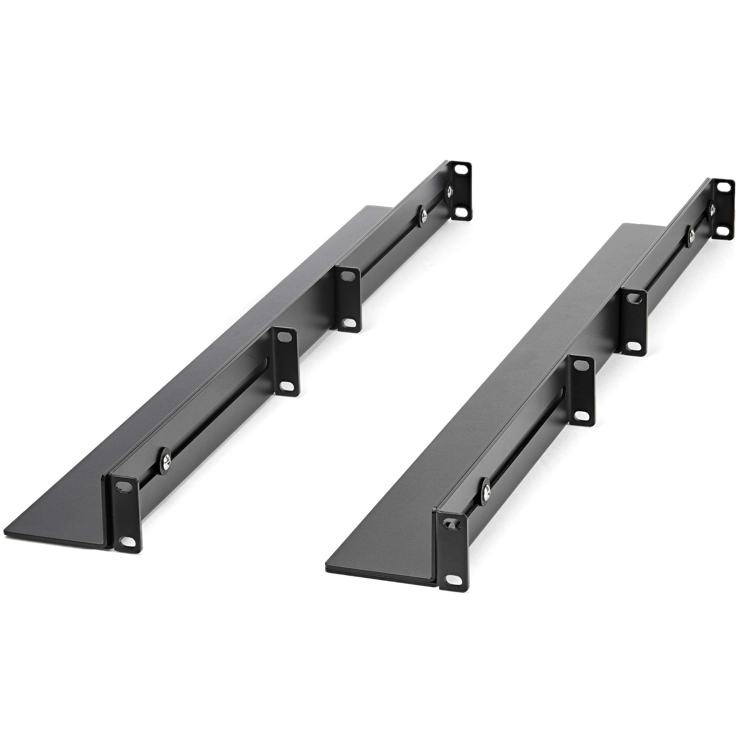 com 1U 19 inch Server Rack Rails - 24-36 inch Adjustable Depth - Universal 4 Post Rack Mount Rails - Network Equipment/Server/UPS Mounting Rail Kit HPE ProLiant Dell PowerEdge (UNIRAILS1UB)