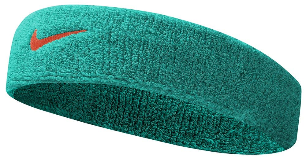 Nike Swoosh Headband (Bleached Turquoise/Hyper Crimson)