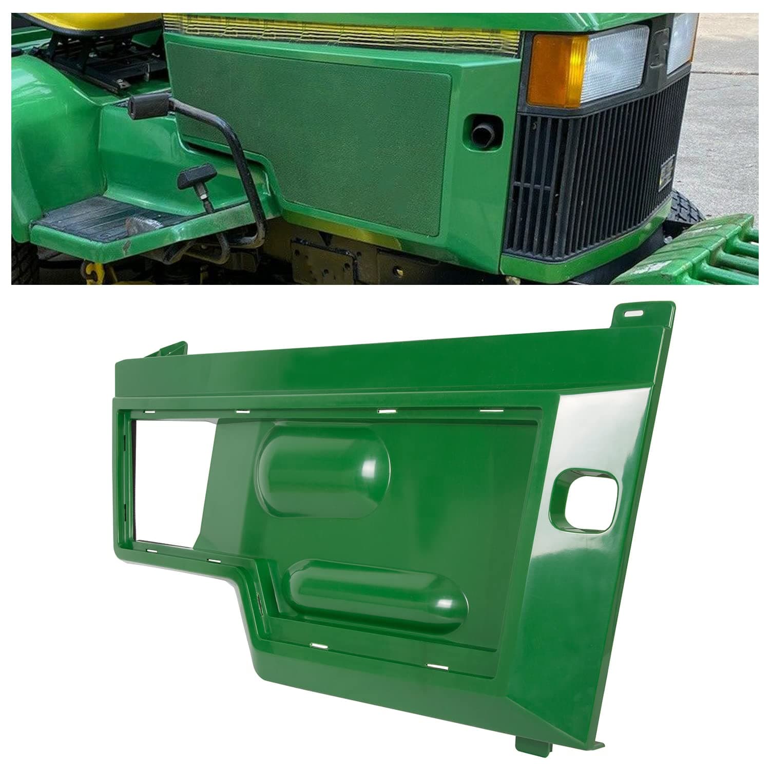HECASA Side Panels Kit Compatible with John Deere 415 425 445 455 Replace for AM128982 Right Passenger Side