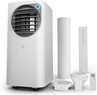 770 Air Conditioning Unit, 4-in-1 Portable Air Conditioner - 12000 BTU – Dehumidifier 36L, Fan, Cooler & Sleep Mode for Multi-Room Coverage, Low Energy, 24hr Timer, Remote & Window Kit