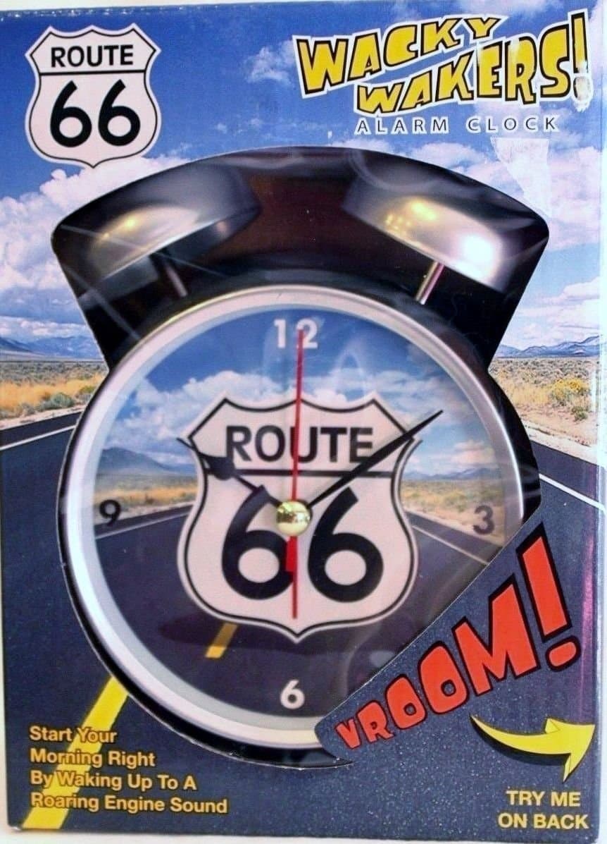 Wacky Wakers Route 66 Alarm Clock