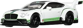 Hot Wheels Race Day 2018 Bentley Continental GT3 for 3 Years & Above (White/Green)