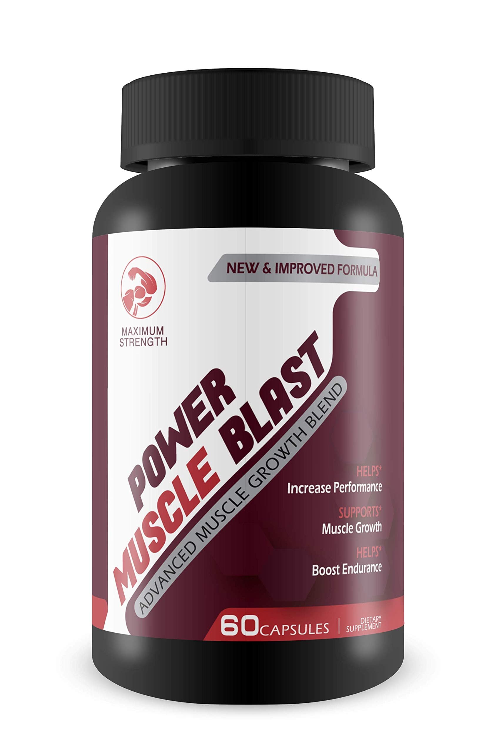 Power Muscle Blast- Max Strength- Advanced Muscle Growth Blend- Helps Increase Performance- Supports Muscle Growth- Helps Boost Endurance