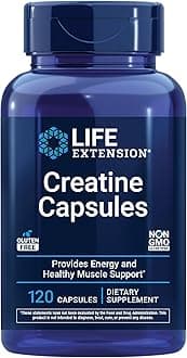 Creatine Capsules – Creatine Monohydrate – Promotes Strength, Lean Muscle, Healthy Endurance – Non-GMO, Gluten-Free – 120 Capsules