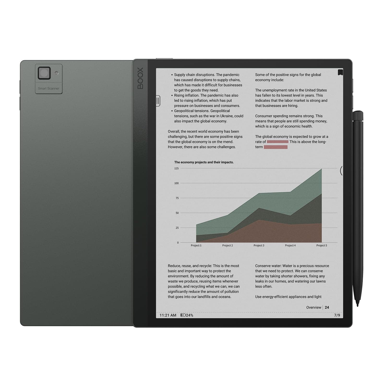 BOOX Tablet Tab Ultra C Pro ePaper Tablet PC 10.3 Digital Paper 6G 128G with Rear Camera