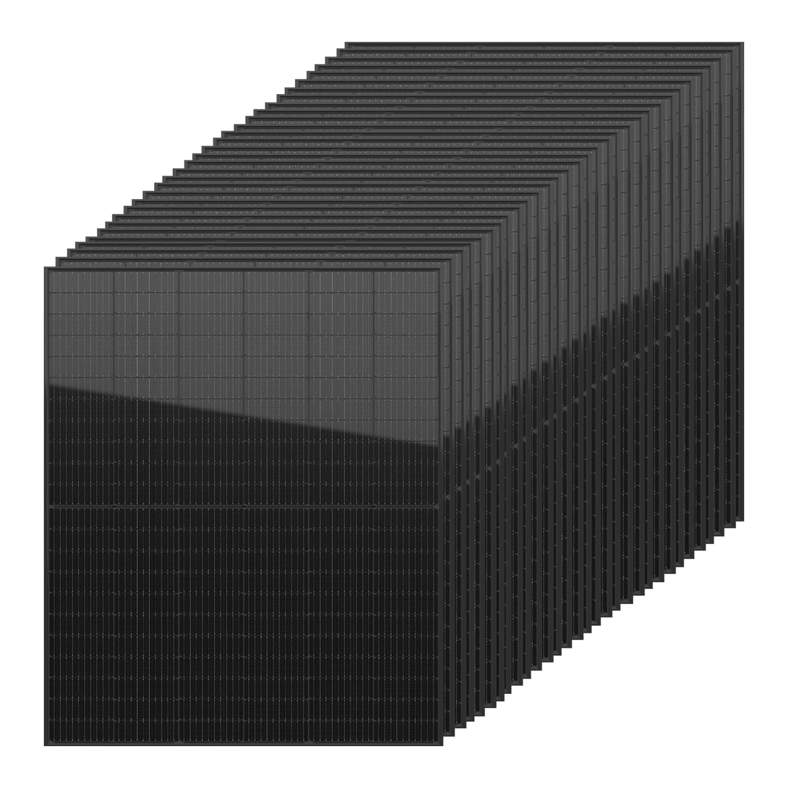 31 PCS 405 Watt Solar Panel, High Efficiency Monocrystalline PV Module Power Charger, Bifacial Solar Panel for RV Marine Rooftop Farm Camper Vehicle Caravan Other Off Grid Applications