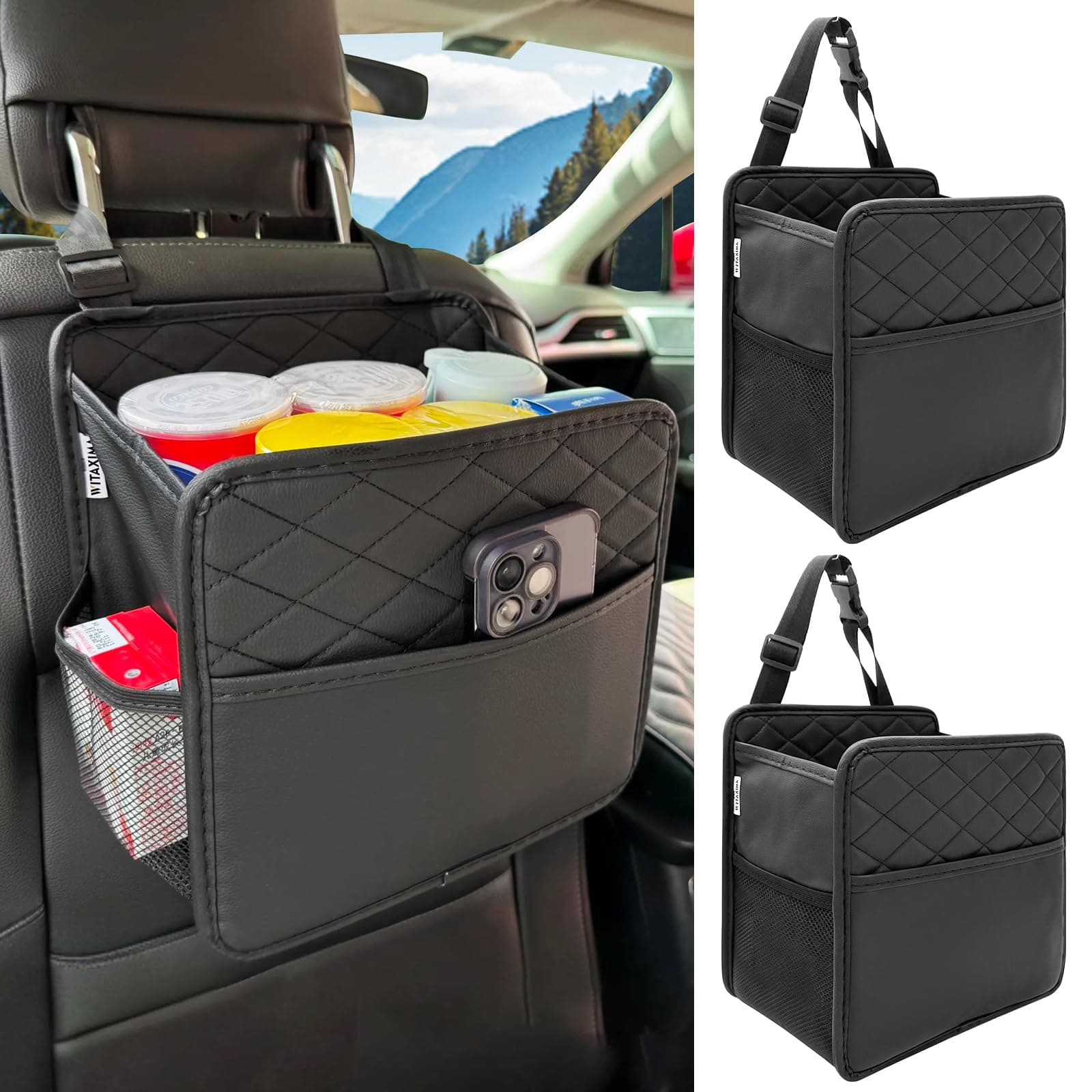 Witaxima Car storage organizer 2 pack