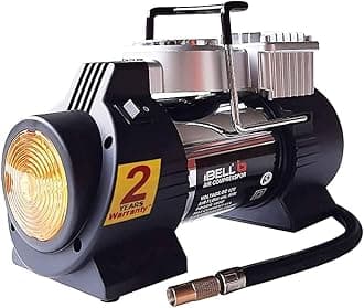 IBELL Tyre Inflator/Air Compressor CA12-95, 180W, Copper Armature, Metal Cylinder, 40L/min, 12V DC, 150 PSI (Analogue)