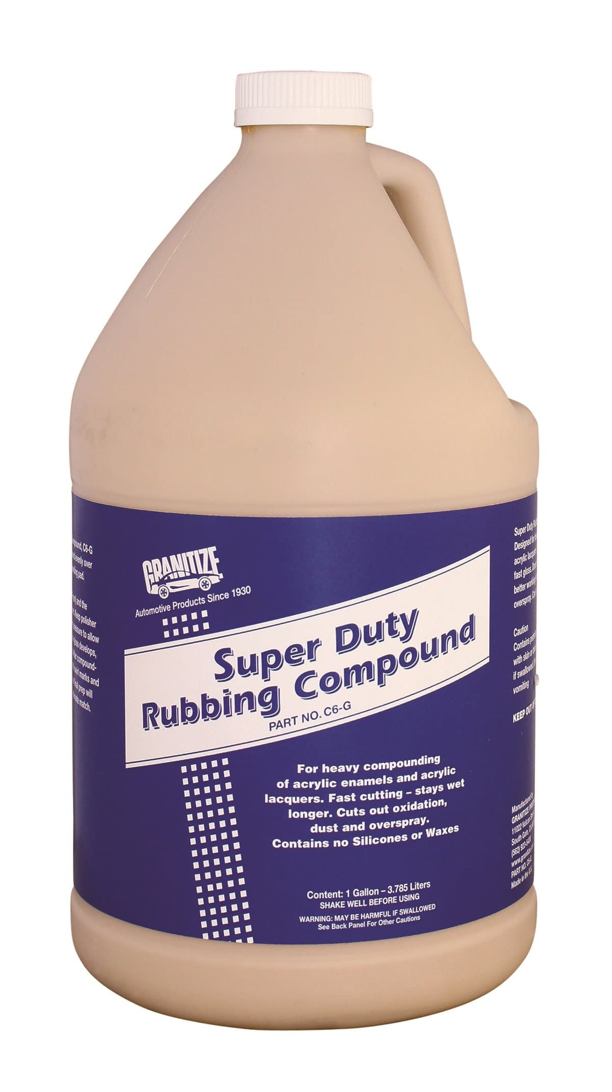 Granitize C-6 Auto Super Duty Rubbing Compound - 1 Gallon
