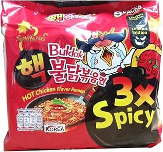 Hot Chicken Flavor Ramen Buldak 3X Spicy Instant Noodles