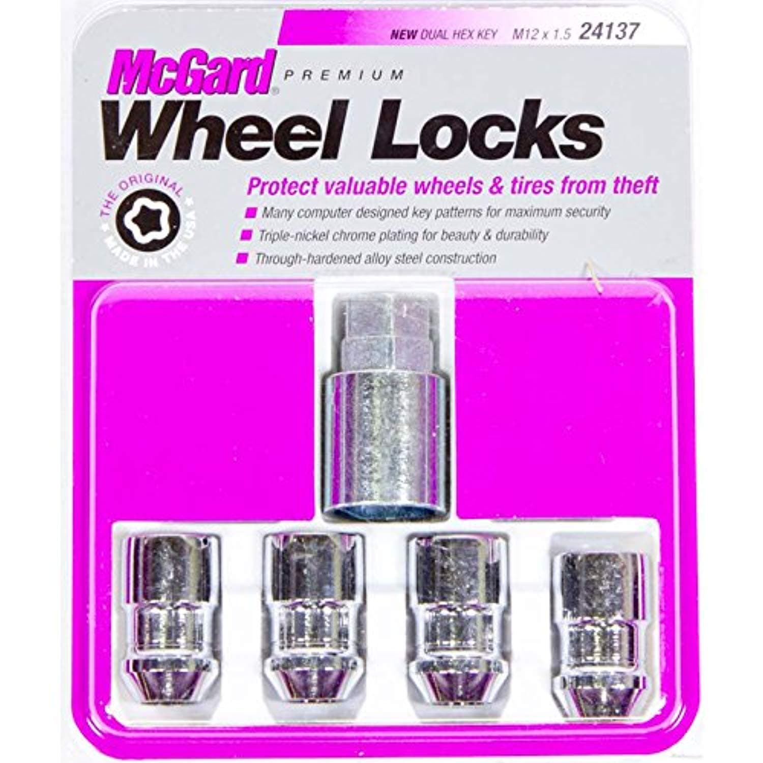 McGardSteel Wheel LOC, Chrome