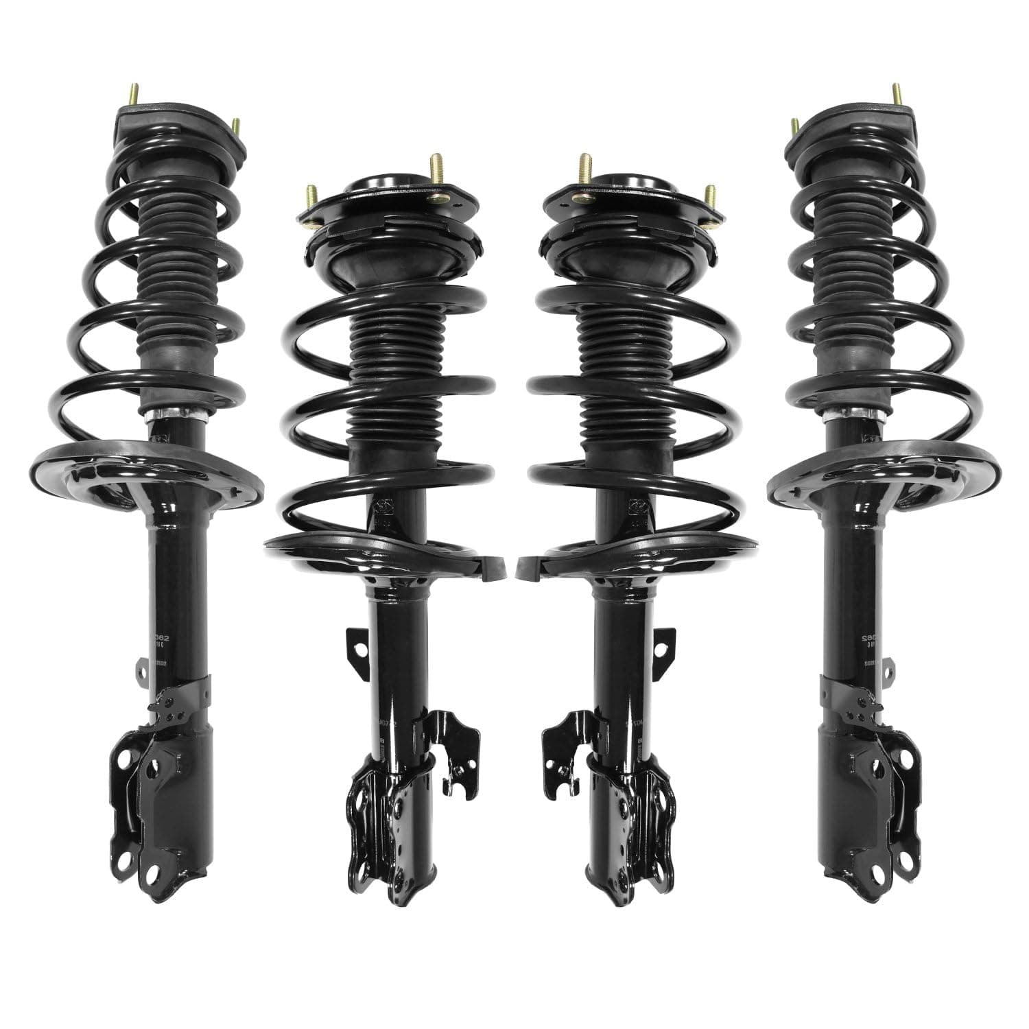 COMPLETESTRUTS - Front & Rear Complete Strut Assemblies with Coil Springs Replacement for 2007-2011 Toyota Camry - Set of 4