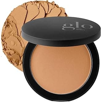 Glo Skin Beauty Pressed Base Powder Foundation Makeup (Tawny Light) - Flawless Coverage for a Radiant Natural, Second-Skin Finish