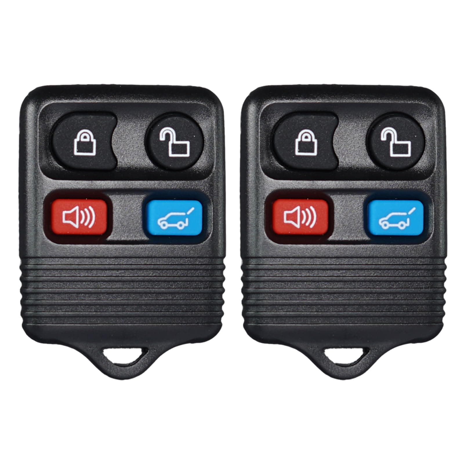 SUPALAND Key Fob Replacement Fits for Ford Explorer Expedition 2000-2010 Lincoln Aviator Navigator Mercury Mountaineer Keyless Entry Remote Control CWTWB1U322 1L2T-15K601-AA 315 MHz 4 Buttons Set of 2