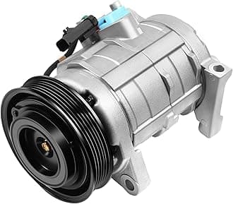 SCITOO AC Compressor for Dodge Grand Caravan 3.3L 3.8L 2001-2007, Fast Cooling Air Conditioner Compressor for Chrysler Town & Country 3.8L 2001-2007,for Dodge Caravan 3.3L 2001-2007