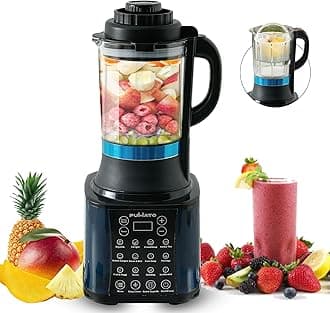 FUMATO 10 in 1 Professional Blender 1.75L | 10 Presets with Keep Warm Function | Suitable for Soup, Juice, Nut Milk, Baby Food, Tea | Powerful 100% Copper Motor | 800W