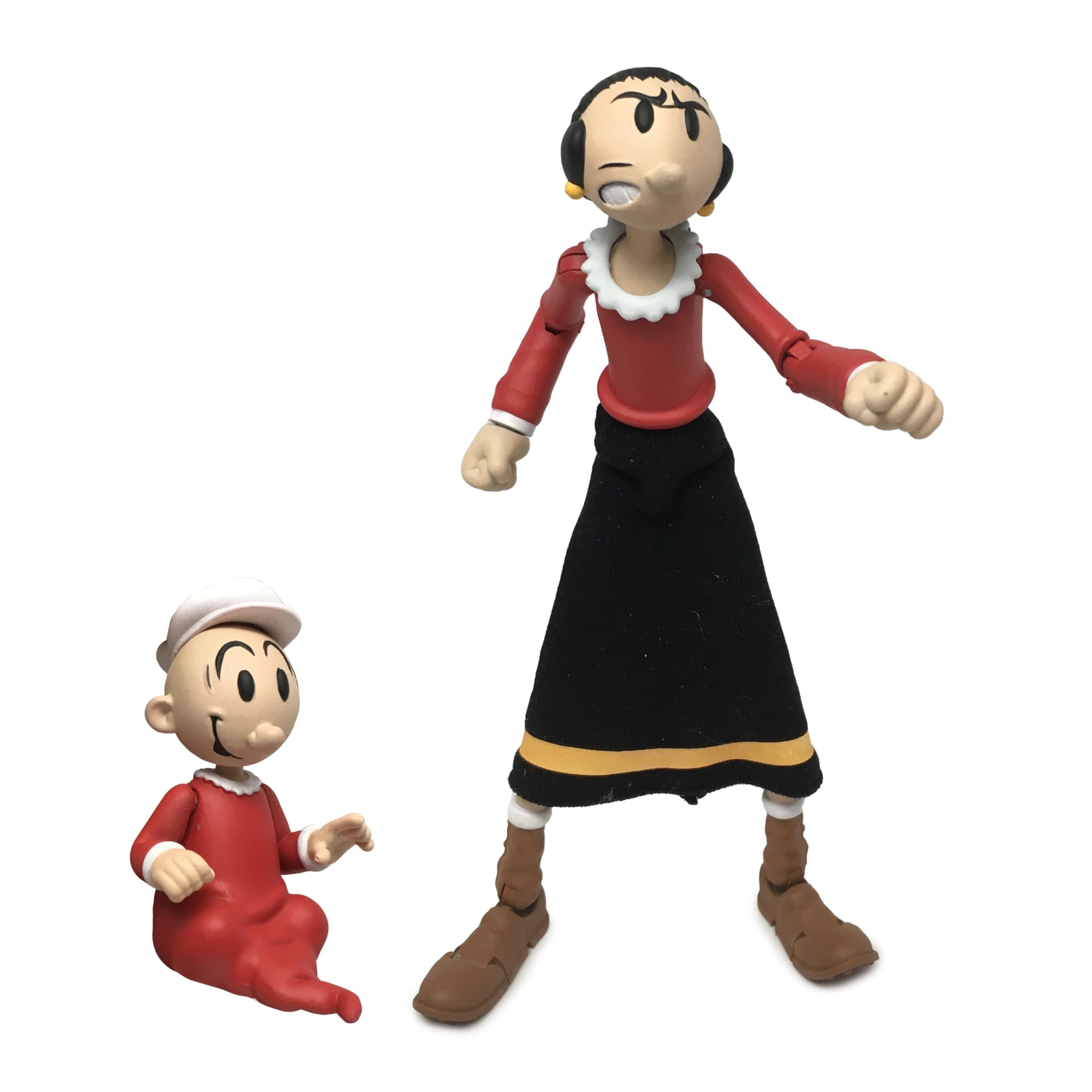 Popeye Classics: Olive OYL 1:12 Scale Action Figure,Multicolor