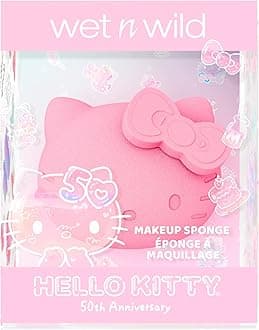 Wet n WildHello Kitty Makeup Sponge - 3D Design, Easy To Use Seamless Streak-Free Application, Cruelty-Free & Vegan