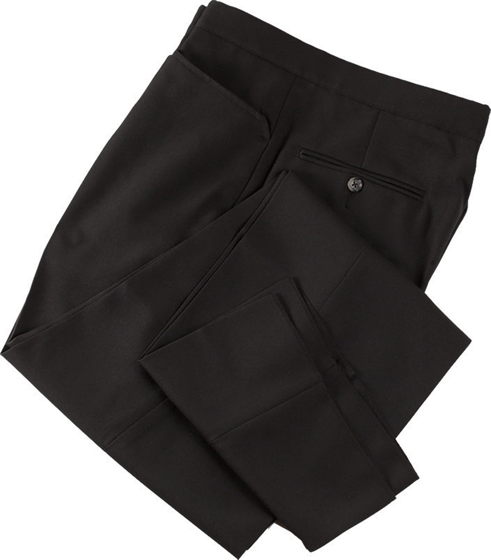 Basketball Flat Front Referee Pants, Black, 42-Inch
