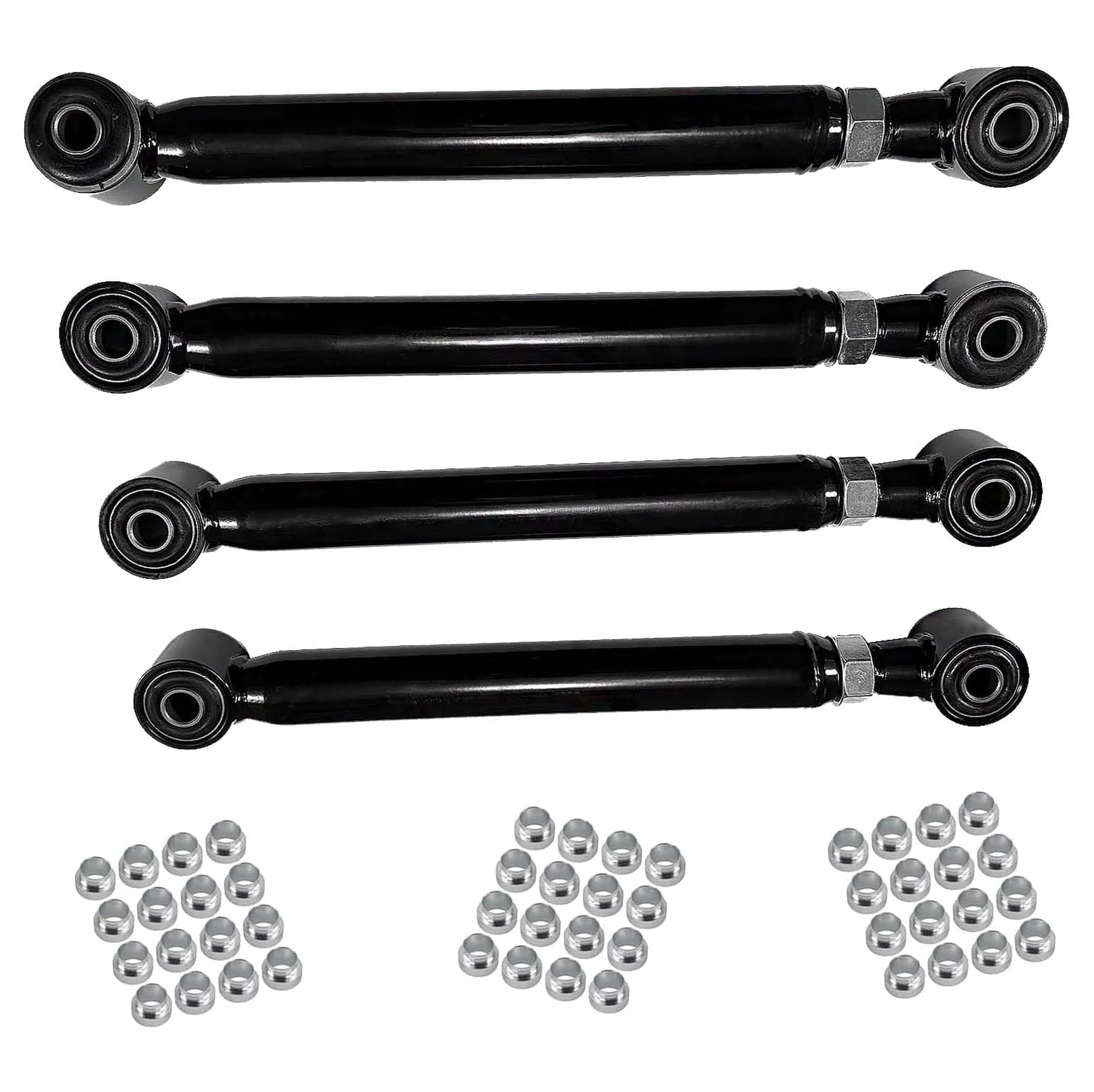 Adjustable 1-6" Lift Front Control Arms Compatible with 1994-2009 Dodge Ram 1500 2500 3500 4x4 Tubular Upper & Lower Suspension Control Arm Kit