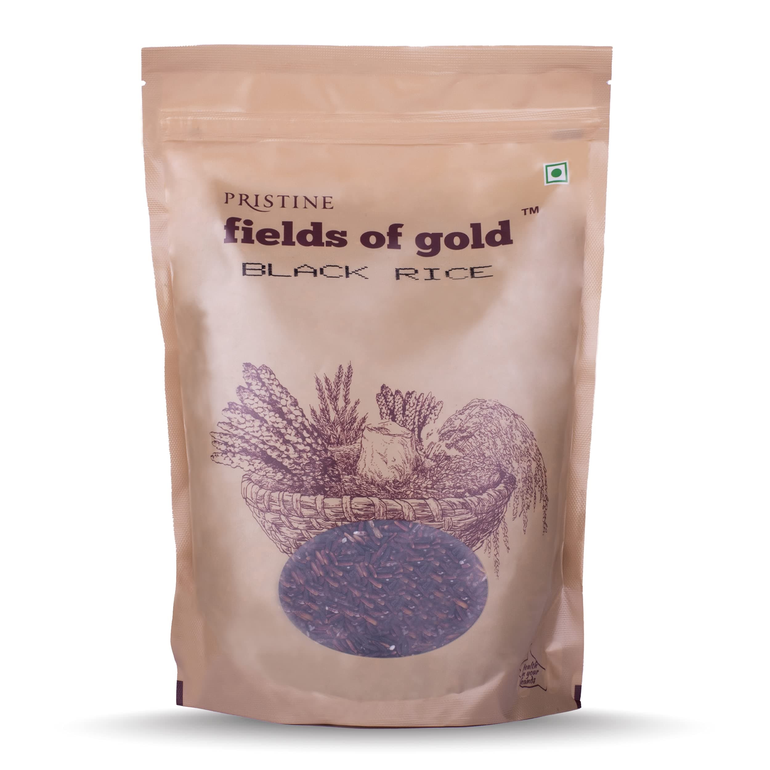 PRISTINE Fields of Gold Black Rice, 1 kg