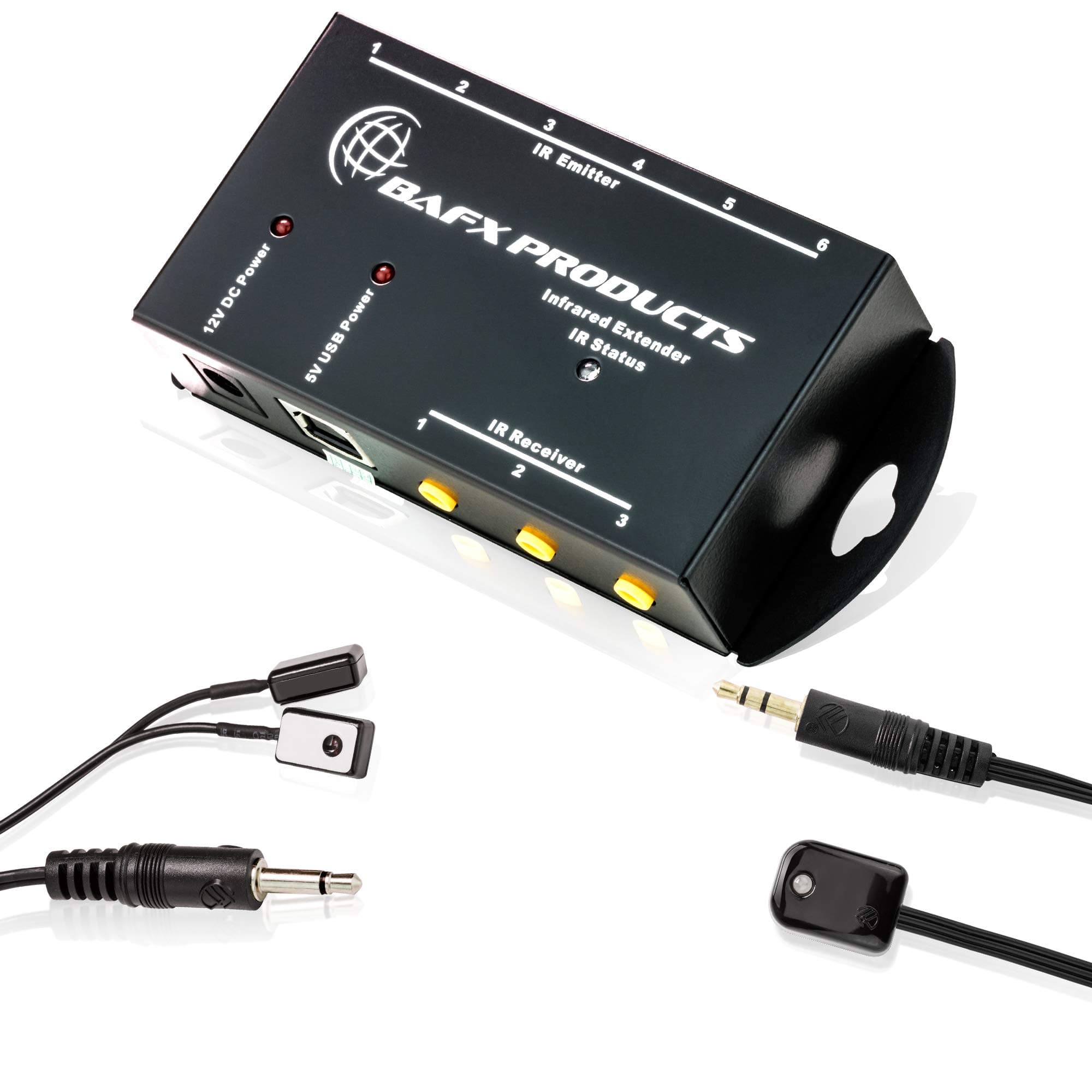 BAFX Products (Infrared) IR Remote Control Extender or IR Repeater Kit - Control 1 to 8 Devices (Expandable to 12!)