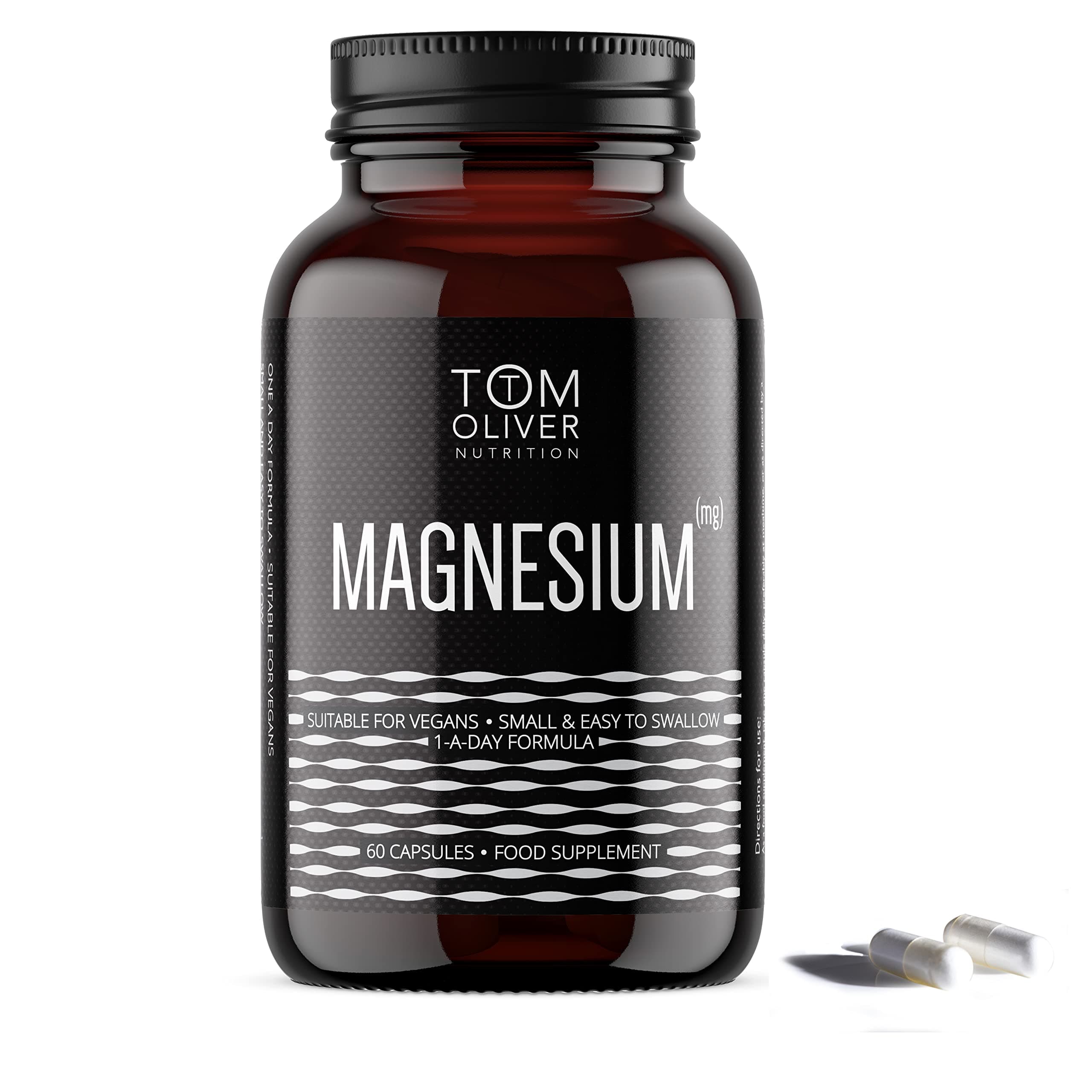 Tom Oliver Nutrition- Magnesium 60 Capsules
