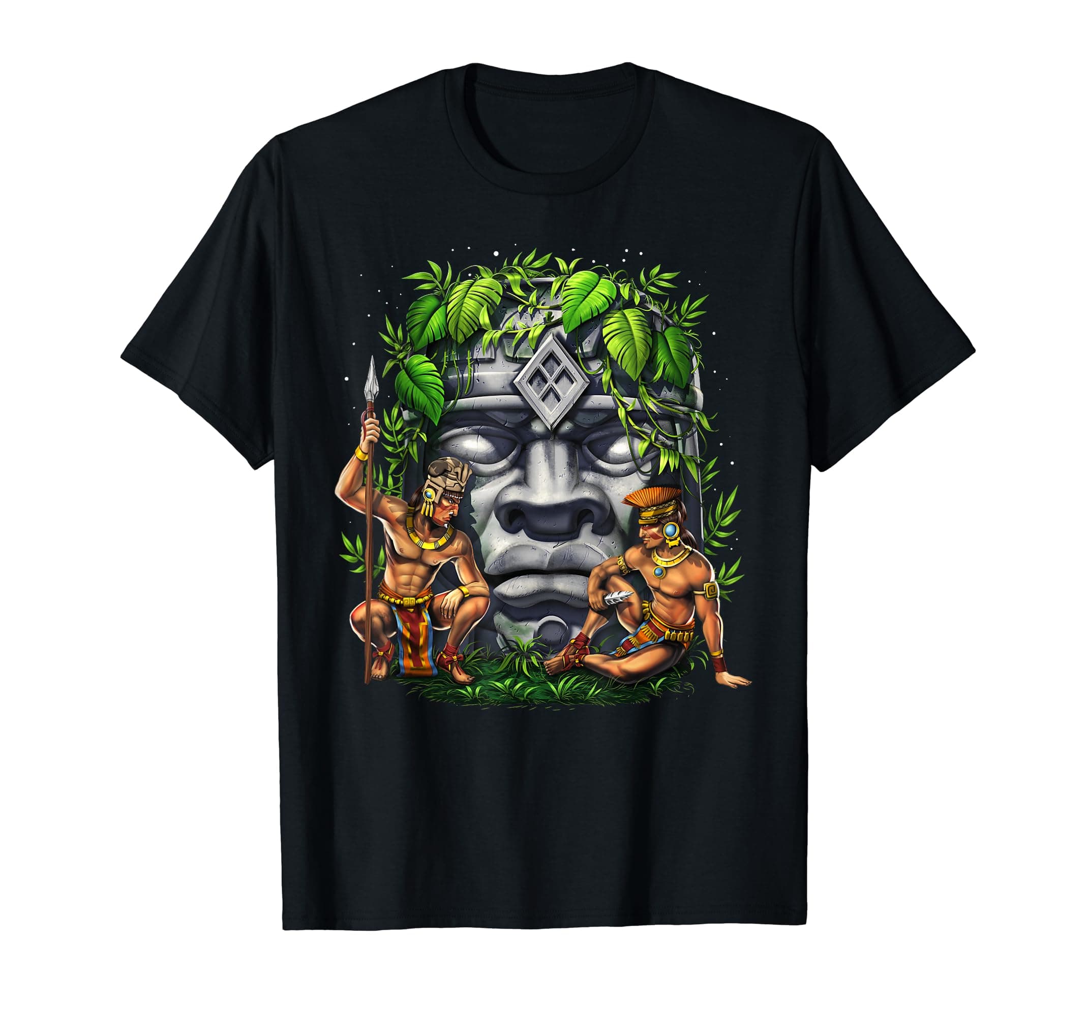 Olmec Head Olmec Warriors T-Shirt