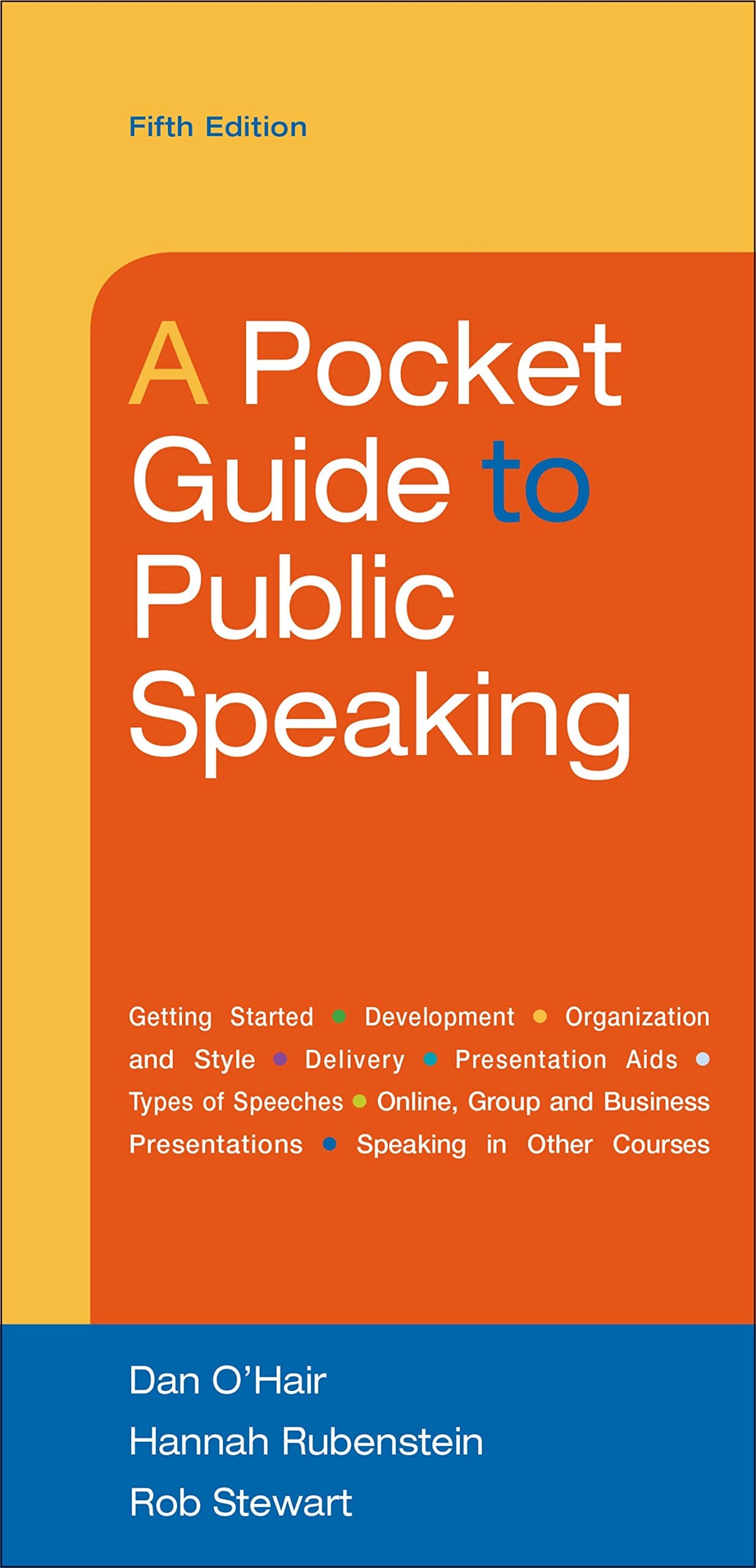 A Pocket Guide to Public Speaking Fifth Edition