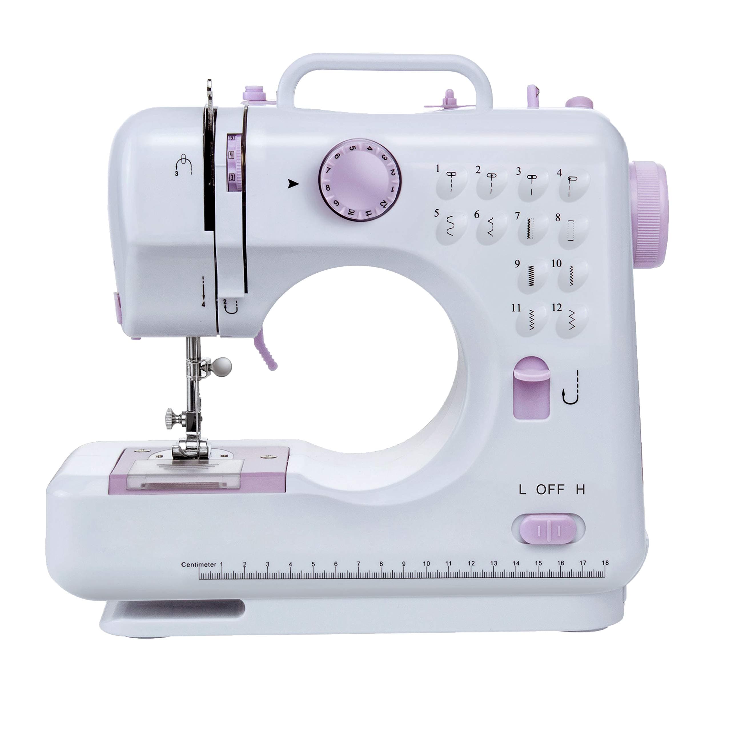 KPCB Sewing Machines for Beginners with 12 Stitches Mini Size with Backstitch
