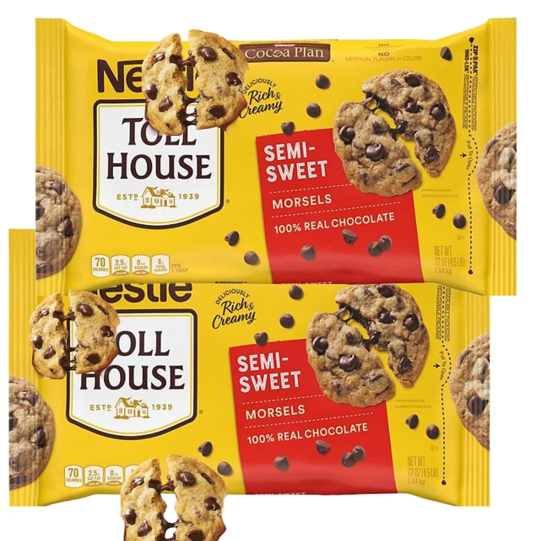 Chocolate Semi Sweet~Chips, 72 oz (72 Ounce(2 Pack))