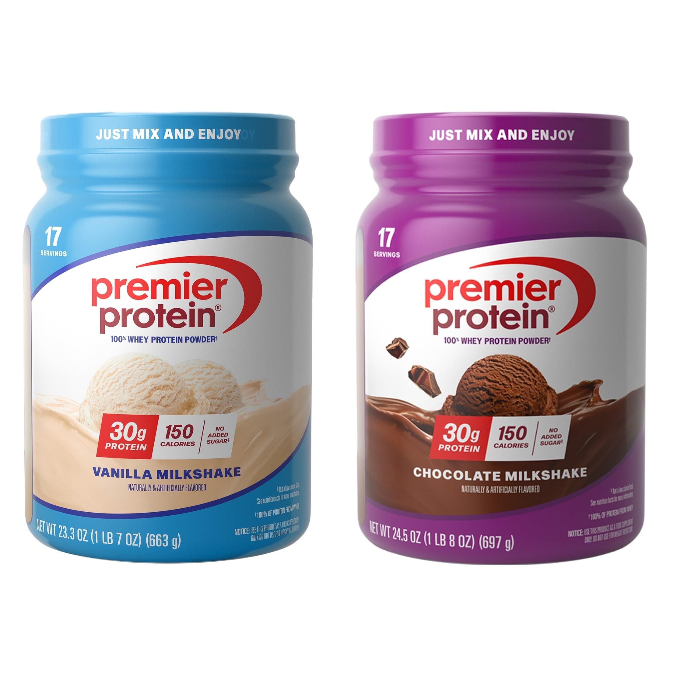 Chocolate Milkshake and Vanilla Milkshake Protein Supplement Bundle