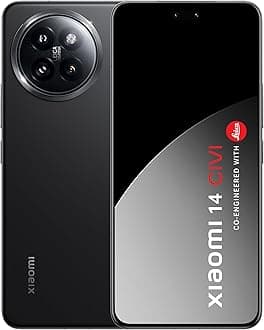 14 Civi Shadow Black (12GB RAM 512GB Storage) | 50 MP Leica Triple Camera| SD 8s Gen 3 | 1.5K Quad Curved AMOLED HyperOS